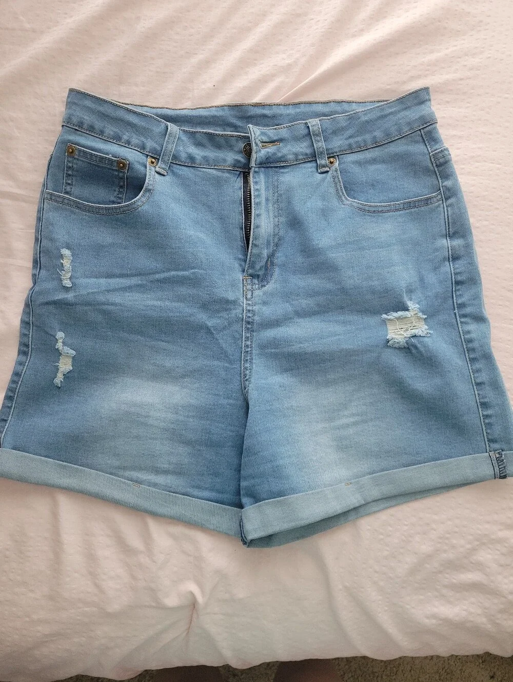 Blue Women's Denim Shorts